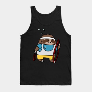 Sloth with resistance Bands Tank Top